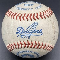 1983 MLB Dodgers Autographed Baseball