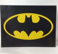 Vintage Tin Sign Batman Logo. U15E