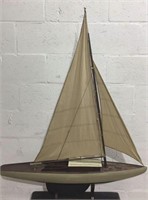 Large Handmade Sailboat  U16A
