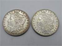 1902-O & 1903 MORGAN DOLLARS: