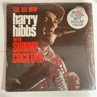 "THE ALL NEW harry hibbs with SHRIMP COCKTAIL LP