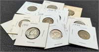 (12) Early Jefferson Nickels: