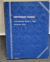 1938-1961 Jefferson Nickel Album w/