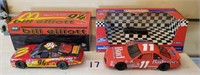 Number 94 and 11 Bill Elliott race cars