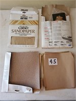 A bunch of sandpaper