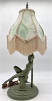 Art Deco Nude Woman Lamp