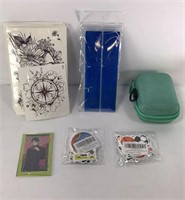 New Lot of 5 Stickers & Hermit Shell