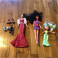 Lot of Mixed Barbie Doll Toys