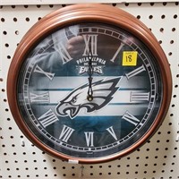 Outdoor Aluminated Automatic Philly Eagles Clock