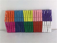 New Colorful Clothespins 50 Piece