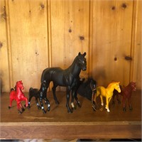 Lot of Mixed Vintage Horse Toys