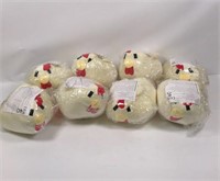 New Lot of 8 Chicken Plushies
