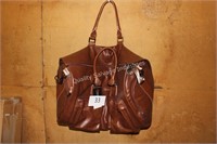 leather duffel bag