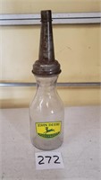 Retro John Deere oil bottle