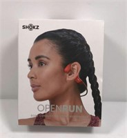 New Shokz OpenRun Sport Headphones Red