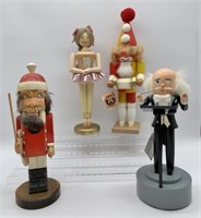 4 Nutcrackers Erzgebirge, Ulbricht & others