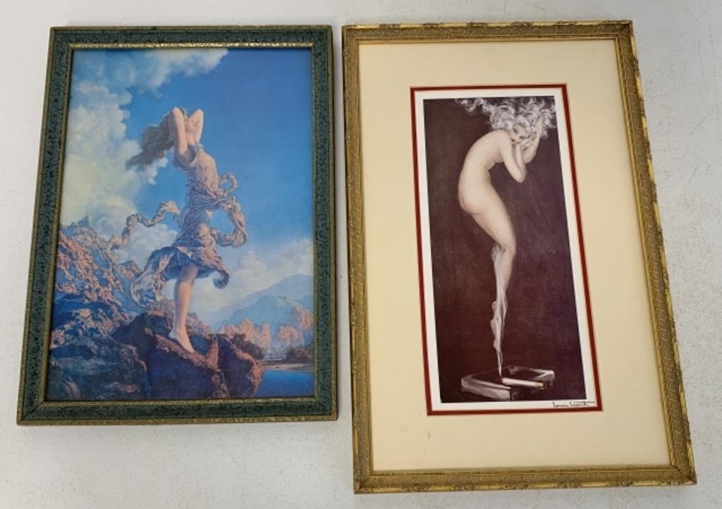 Louis Icart & Maxfield Parrish Framed Prints