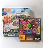 New Lot of 2 1000pc Puzzles