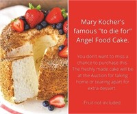 Angel Food Cake by Mary Kocher