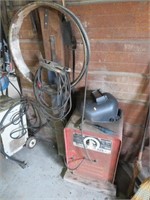 Lincoln Arc Welder, with helmet