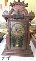 Antique Ornate Wood Clock "AS IS"