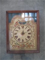 Battery Operated Wood Clock, rough condition