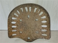 Antique tractor seat