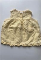 Baby Gap Yellow Linen Dress Newborn Size