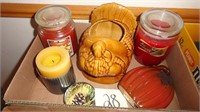 Thanksgiving Decor / Candle Lot