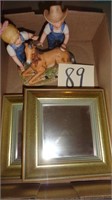 Denim Days Figurine w/Small Wall Hanging Mirrors