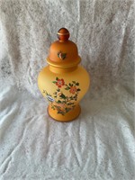 Vintage Italian Glass Ginger Jar