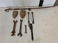 Iron and antique tools