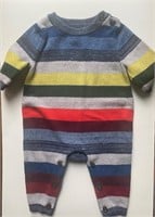 Baby Gap Knit Rainbow Striped Romper