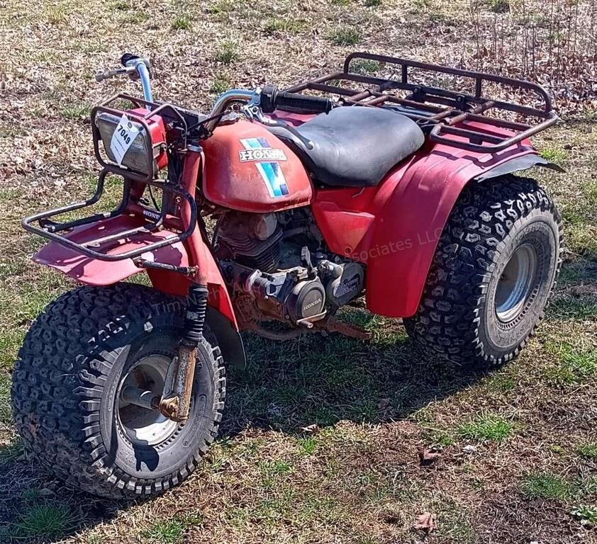 3-Wheeler Big Red Honda with reverse