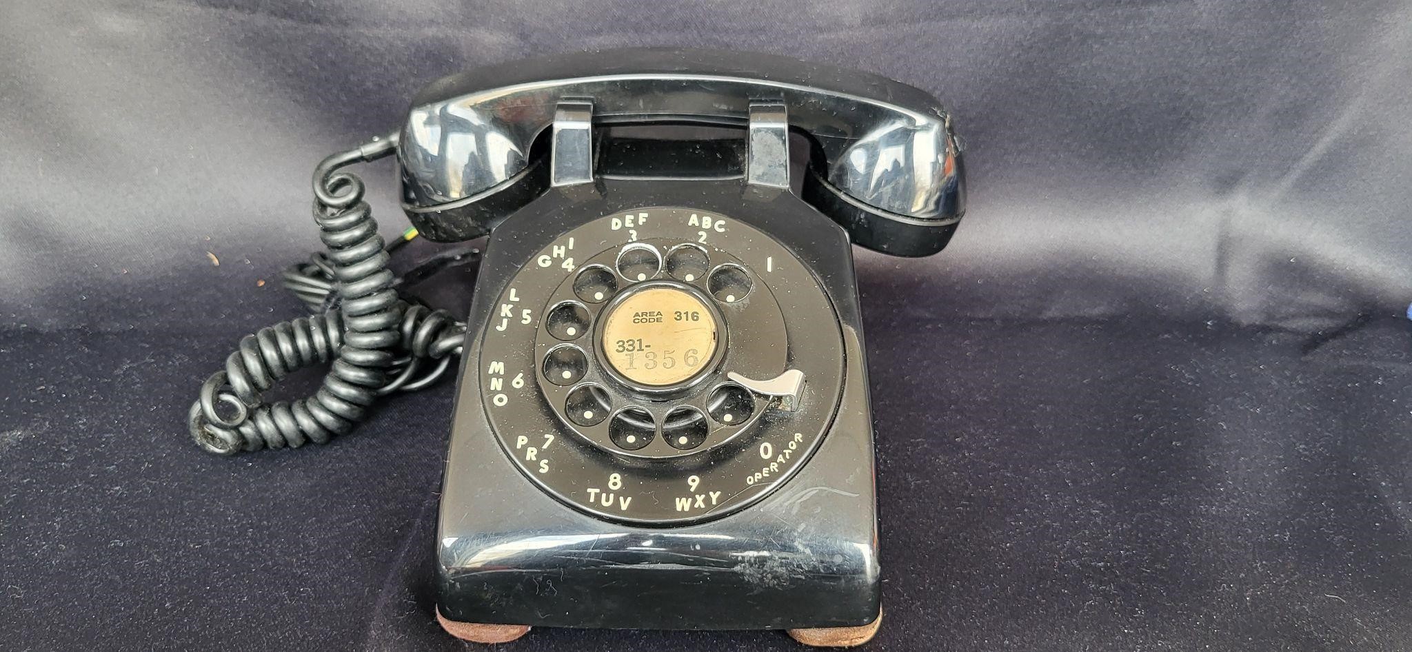 Black Western Bell Dial Phone Resale $40
