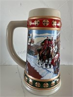 BUDWEISER HOLIDAY STEIN “Hometown Holiday” Beer