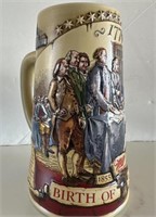 MILLER BREWING CO BEER STEIN BIRTH OF A NATION