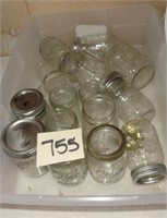Canning Jars in Tote