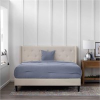 $384 Queen Platform Bed- some stain @ side