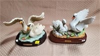 Swan Sculptures as is