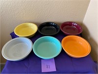 Fiesta ware soup bowls #81