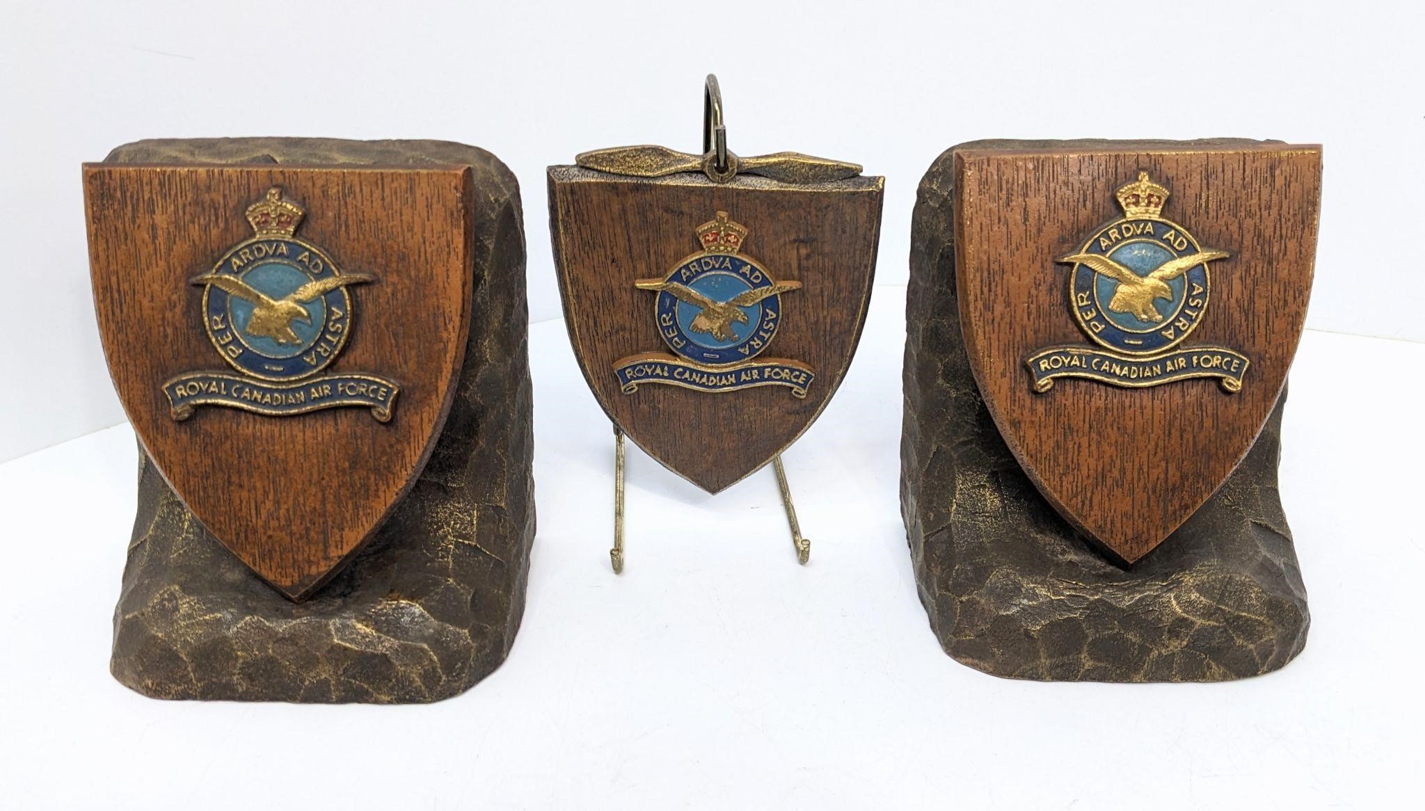 Royal Canadian Air Force Durwood Bookends Set