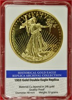 1933 Gold Double Eagle Replica