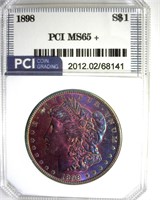 1898 Morgan PCI MS65+ Beautiful Color