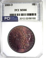 1883-O Morgan MS66 LISTS $500
