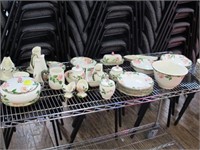 LOT OF 47 SERVING DISHES GOES WITH LOT 120