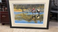 Large Leslie White Limited Edition Signed Print 42