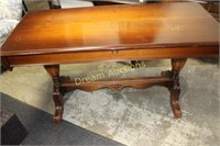 Wooden Table 53.5x24x29.5, extends in middle