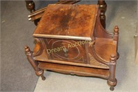 Vintage Wooden Smokers Table
