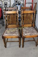4 Antique Chairs
